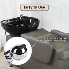 Toriexon shampoo sprayer included for quick pre-washes and thorough rinses