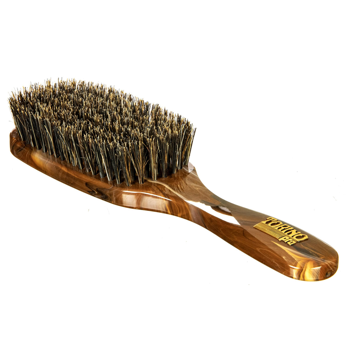 Royalty bristle technology close-up showing firmer bristles