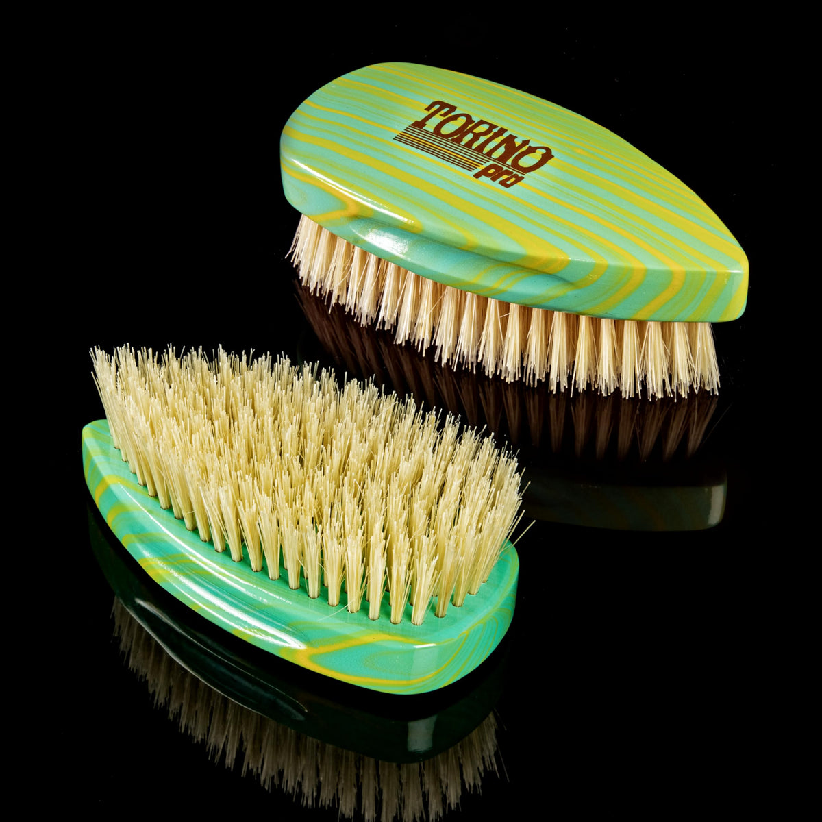 Torino Pro Wave Brush #242 ergonomic hand grip for comfortable longer sessions.