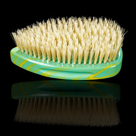 Torino Pro Wave Brush #242 white bristles feel softer against the scalp.