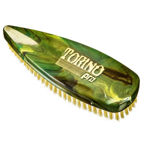 Torino Pro Wave Brush #247 with soft pointy palm design for smooth 360 waves.