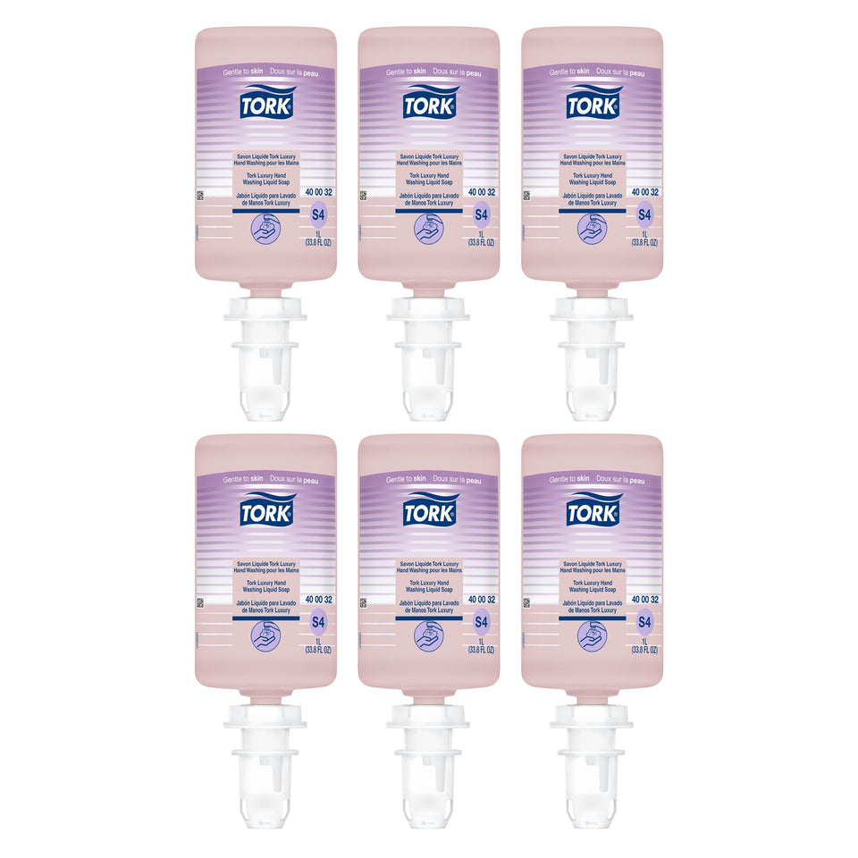 Tork Luxury Hand Washing Soap S4 with pearlescent lather for daily care