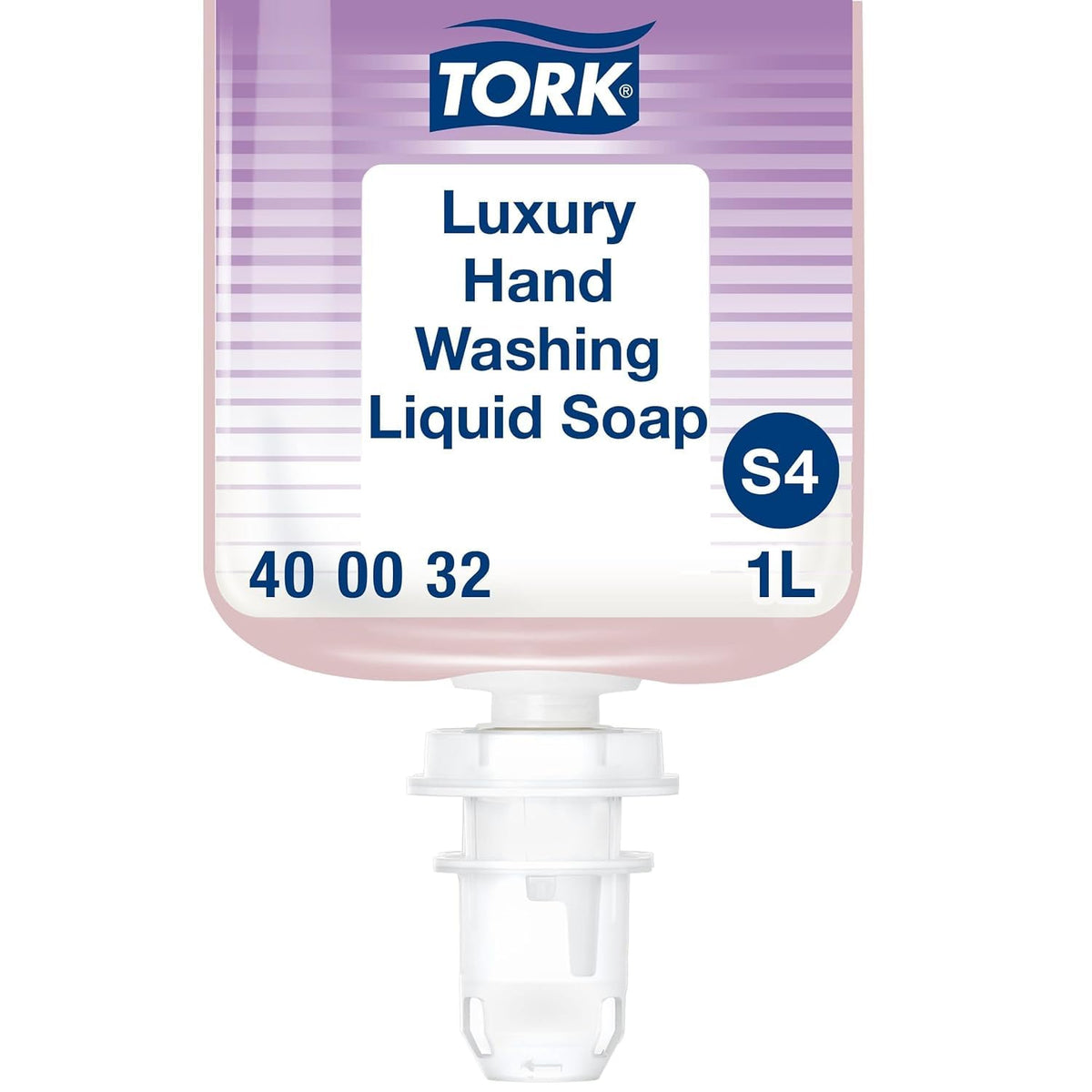Tork S4 scented soap bottle highlights a refreshing fragrance during wash