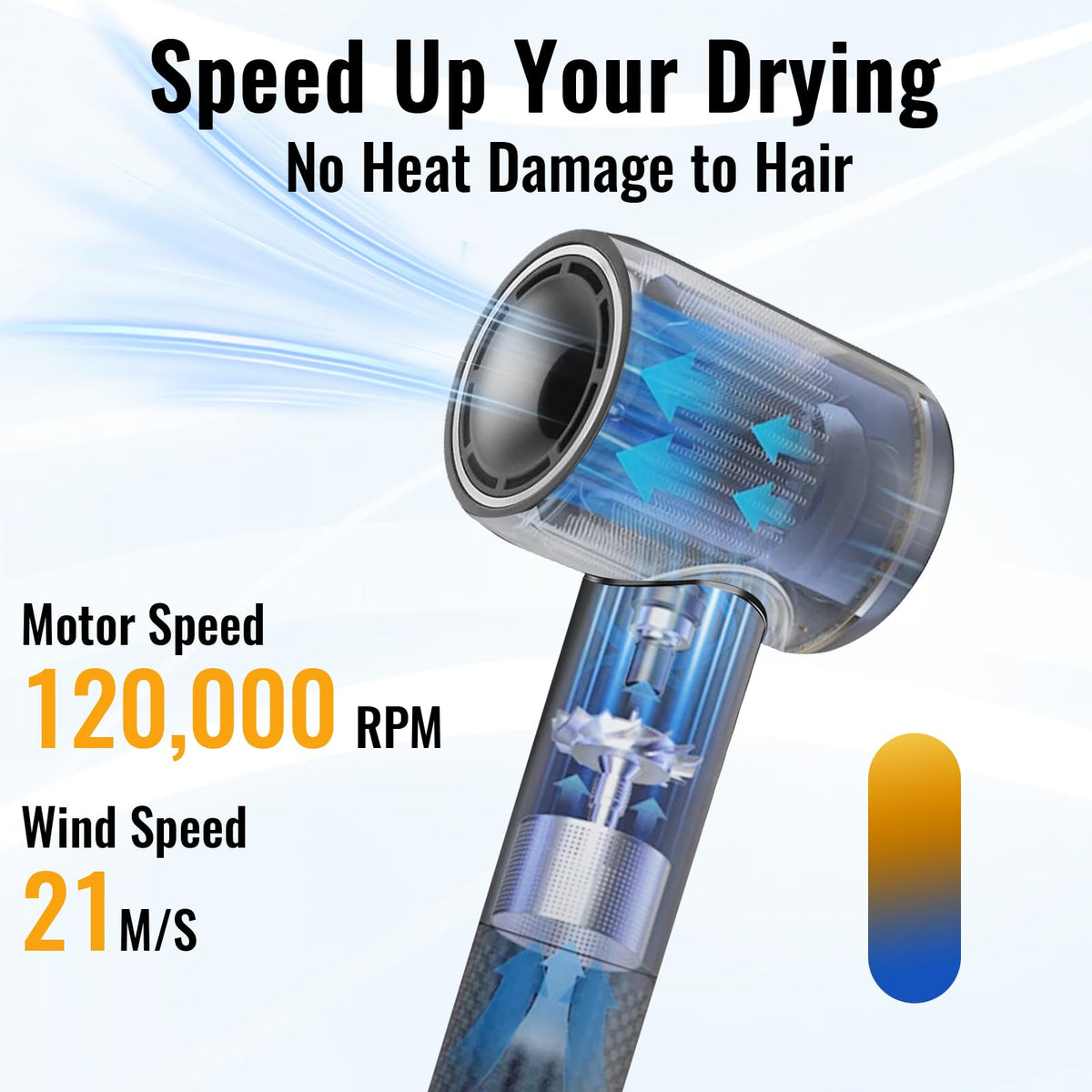 TORMOC ionic technology helps reduce frizz and boost moisture.