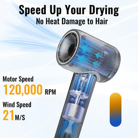 TORMOC ionic technology helps reduce frizz and boost moisture.