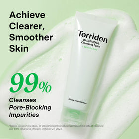 Torriden Balanceful BHA and PHA exfoliation supports smoother texture and clearer skin.