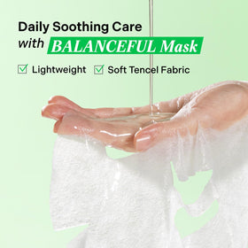 Sheet materials show fifty-percent TENCEL and bamboo fibers on Torriden mask.