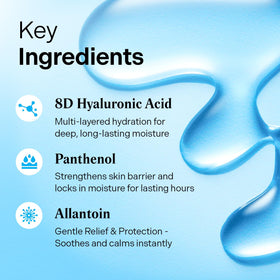 Eight hyaluronic acids in Torriden DIVE IN for deep hydration