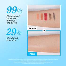 Hydrating texture of Torriden DIVE IN cleanses without leaving residue