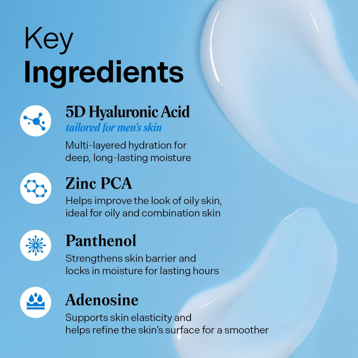 Torriden Dive In for Men sensitive skin formula calm and gentle care.
