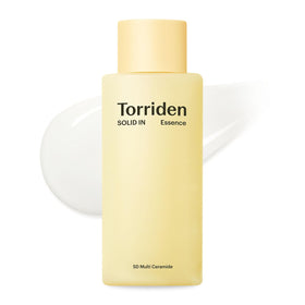 Torriden SOLID IN Ceramide Essence bottle close-up highlighting deep hydration