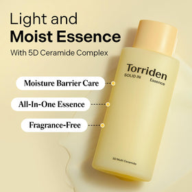 Torriden SOLID IN Ceramide Essence 5D ceramide complex diagram for barrier support