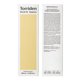 Torriden SOLID IN Ceramide Essence on moisturized skin in routine shot