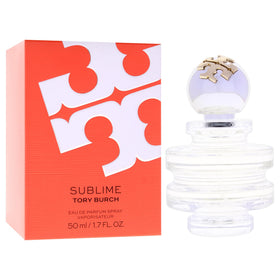 Tory Burch Sublime cap detail with sleek, refined finish