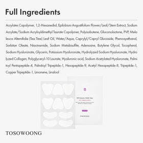 TOSOWOONG patch shown during overnight application for easy wear