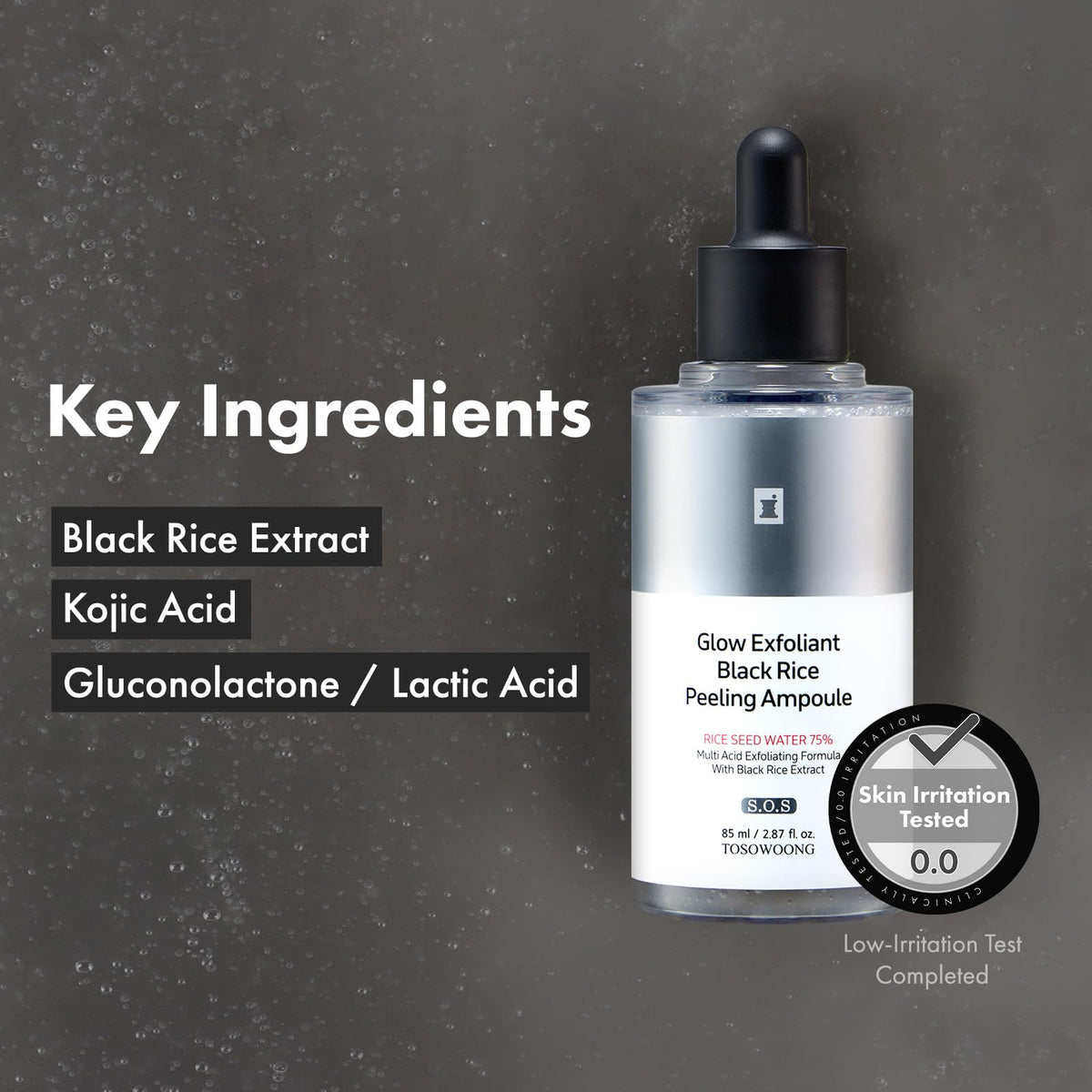 TOSOWOONG black rice extract hydration close-up