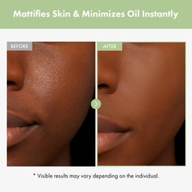 Texture swatch of TOSOWOONG Cica Pore Primer shows silky blur for a poreless look.