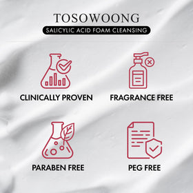 TOSOWOONG Daily cleansing routine for balanced oily skin