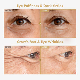 TOSOWOONG Ginseng Plus Retinal Eye Serum label closeup showing premium formula