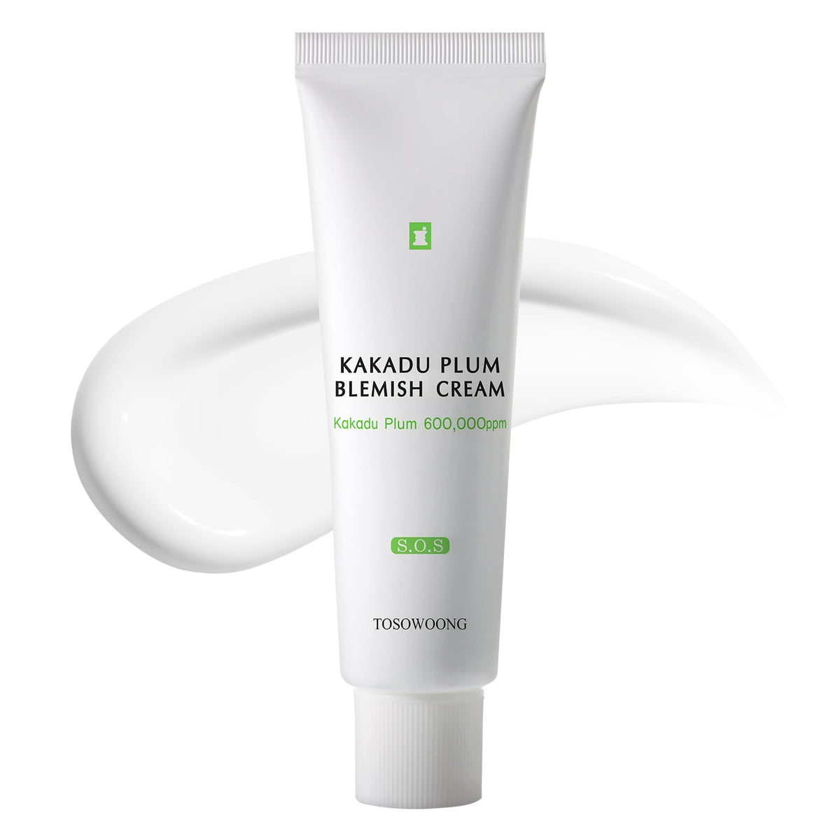 TOSOWOONG Kakadu Plum Blemish Cream bottle pump for easy, precise daily application.