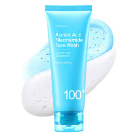 TOSOWOONG Mochi Whip Cleanser capsules clinging to pores for deep cleaning.