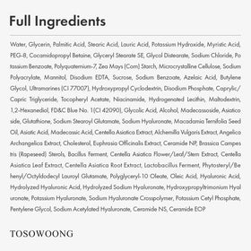 TOSOWOONG pH-balanced daily cleanser for oily and sensitive skin.