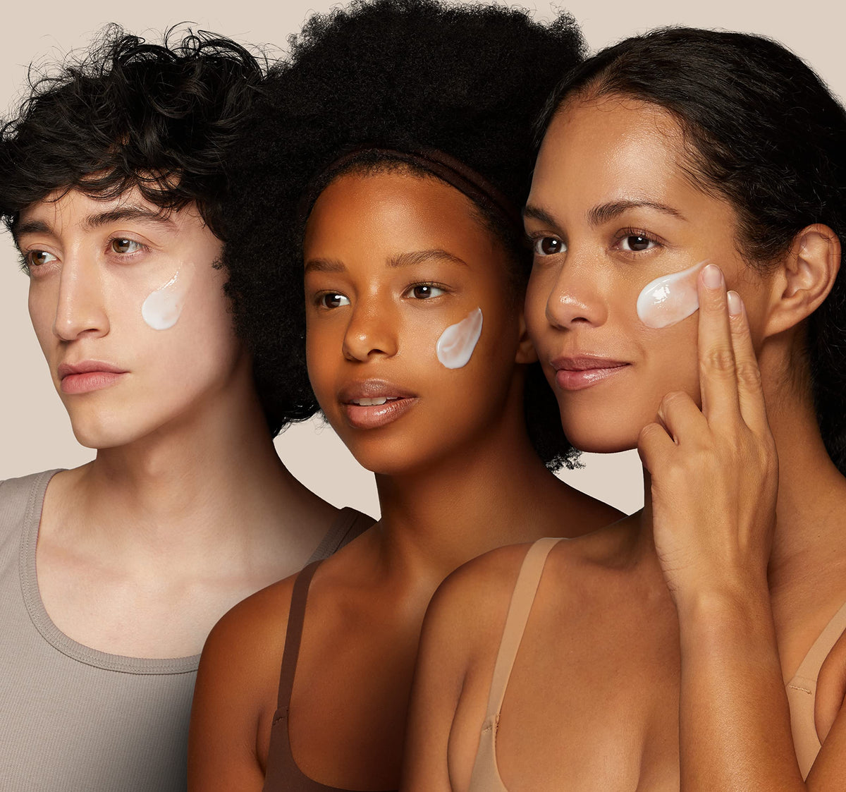 Total Activation Hawaiian Aloe application on face demonstrating quick absorption