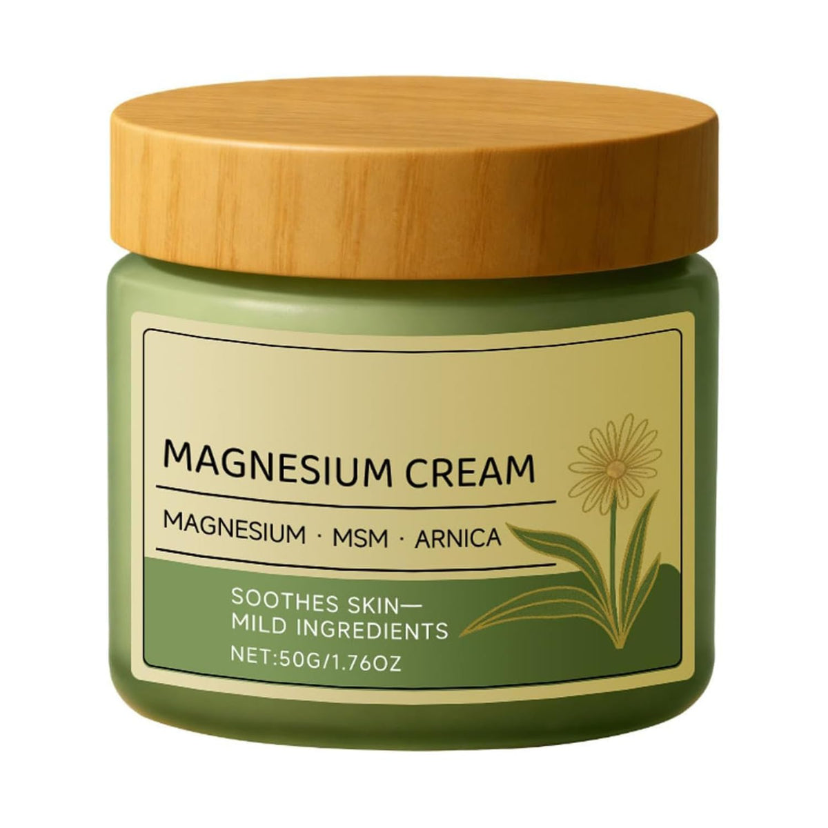 TotalRelief magnesium cream 50g jar close-up for daily skin comfort