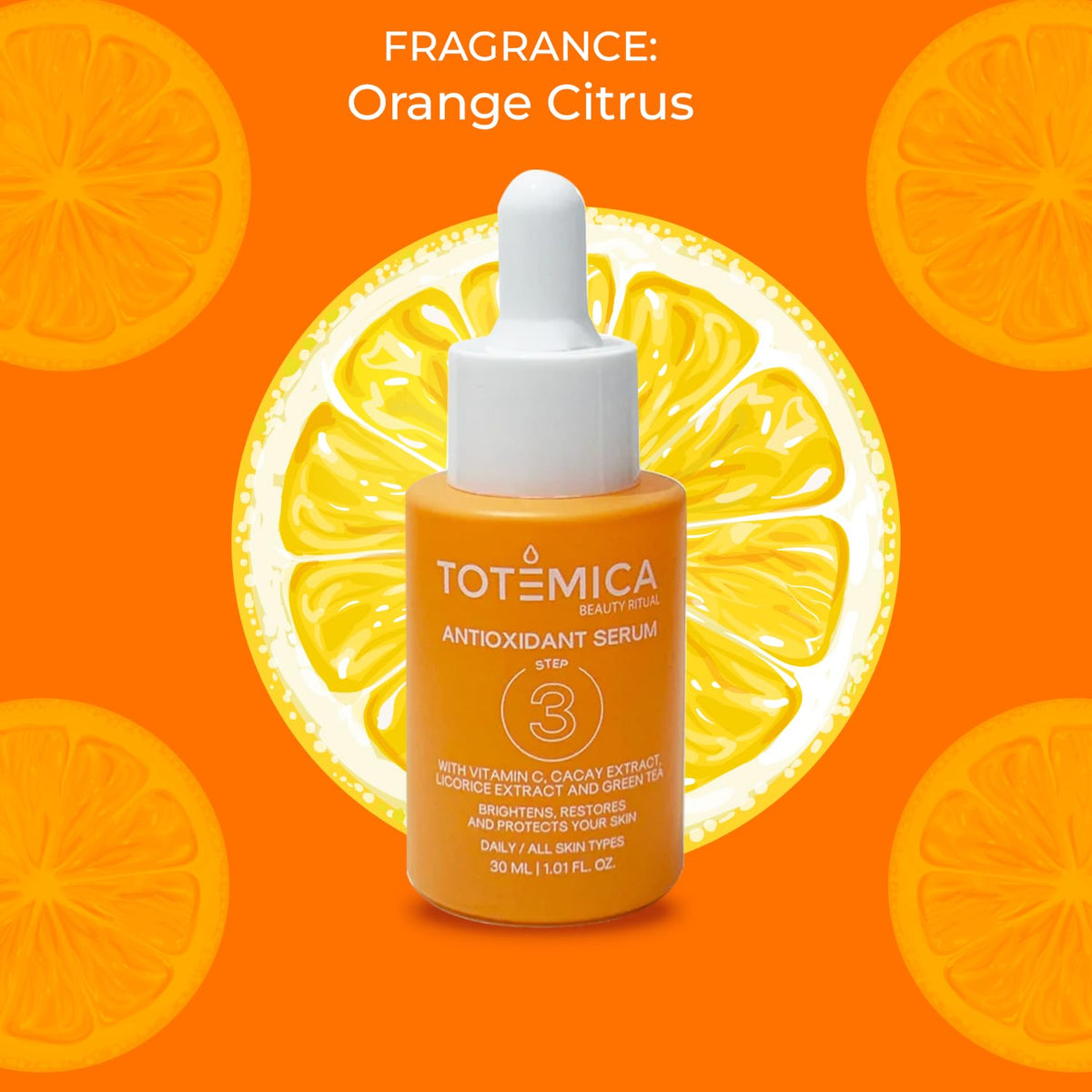 Totemica Vitamin C Serum packaging on a clean surface.