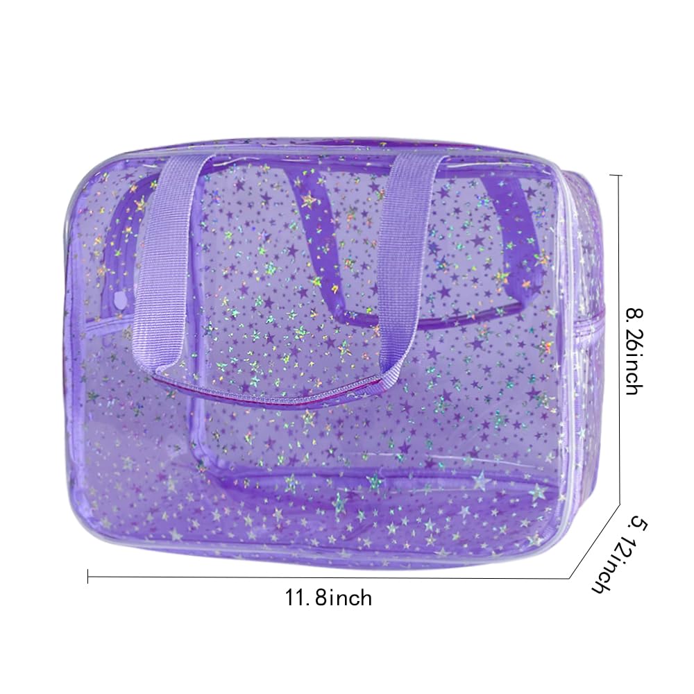 TotepPrint portable cosmetic bag with zipper and handle for events.
