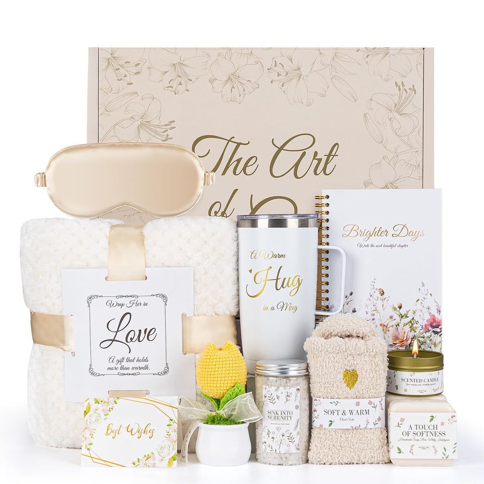Totiro birthday gift basket for women with comforting items for her special day