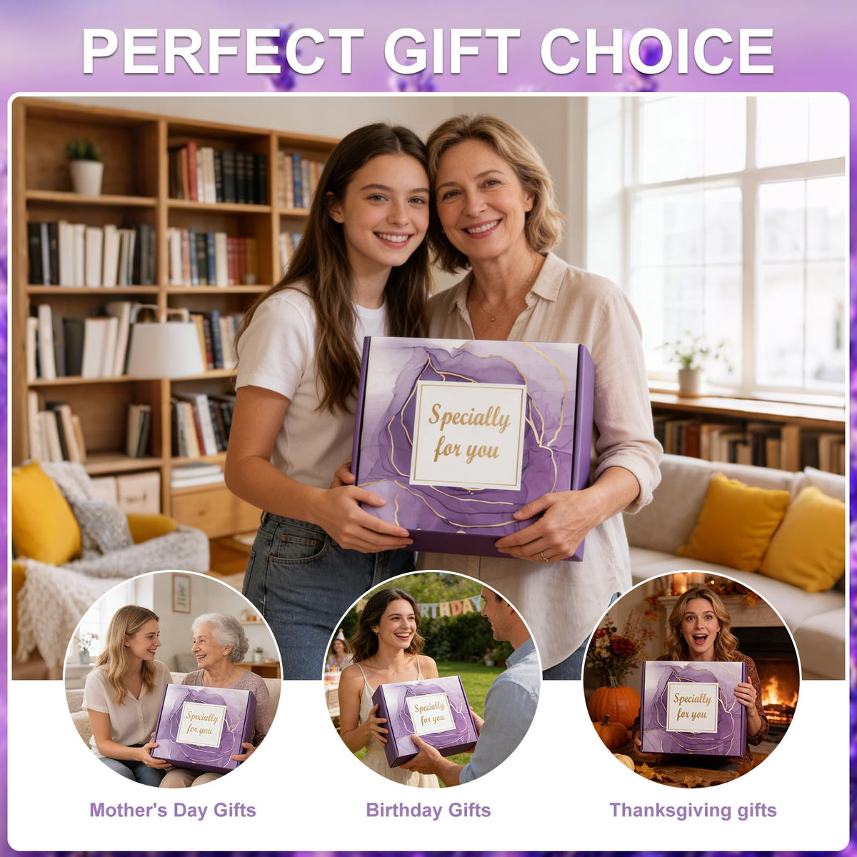 Totiro thoughtful occasions gift basket: versatile care package for loved ones.