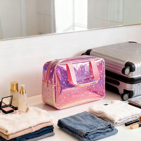 TotePrint clear star design bag offers quick item visibility and security.