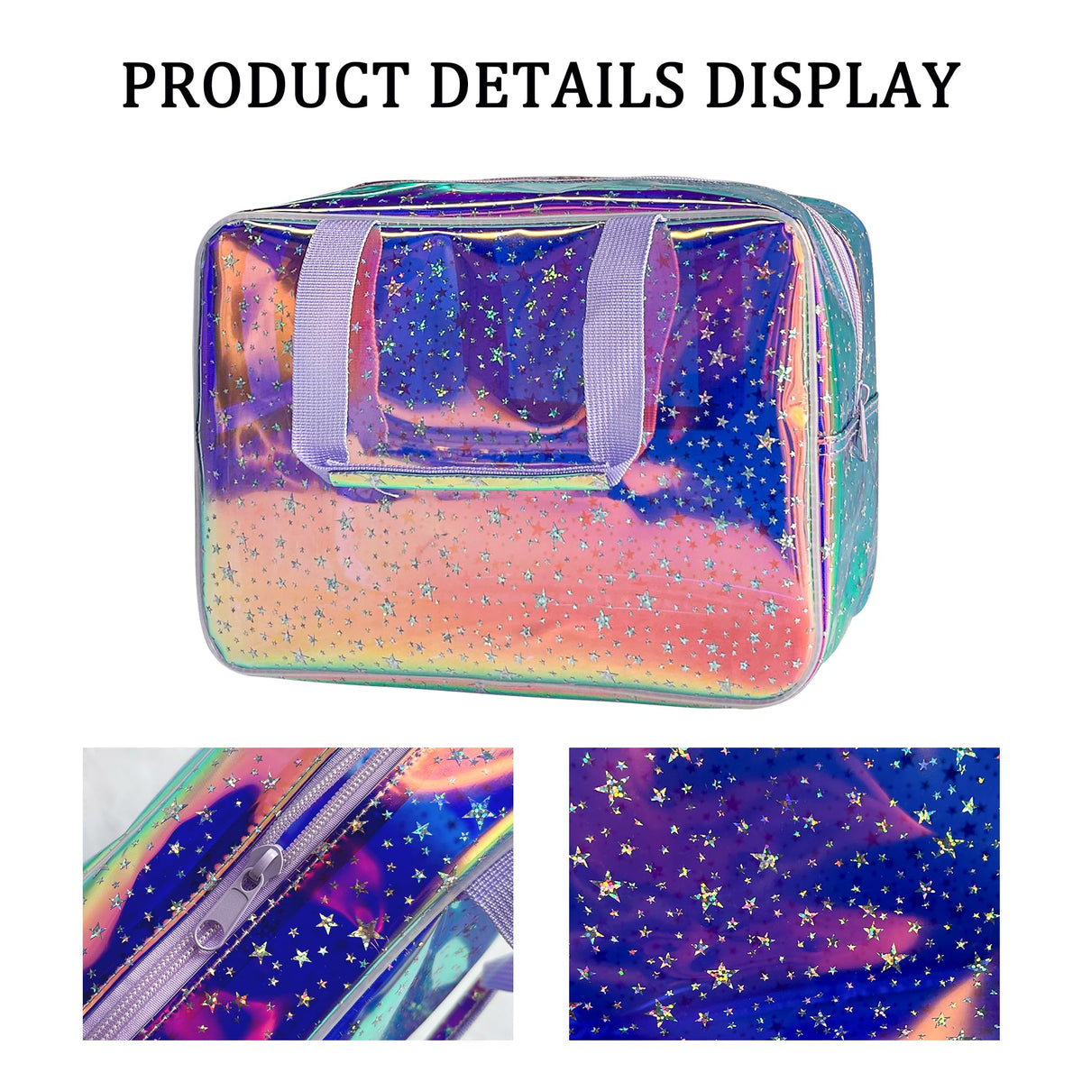 TotePrint large-capacity makeup pouch keeps essentials organized during trips.