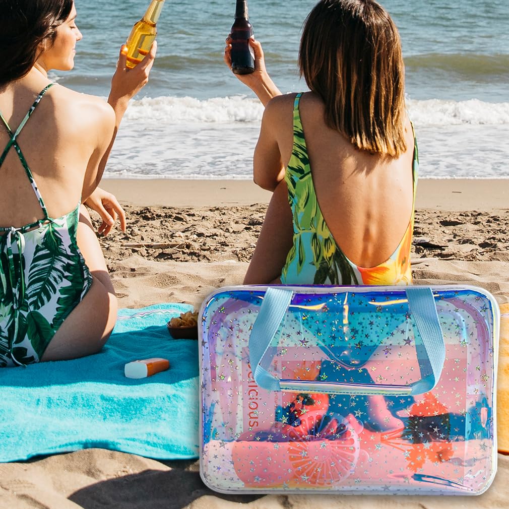 Interior TotePrint bag reveals roomy space for cosmetics and accessories