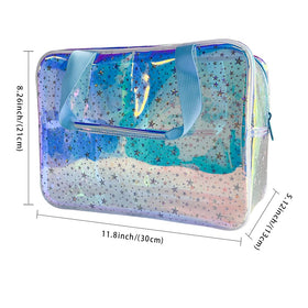 TotePrint bag side view highlights durable waterproof TPU material