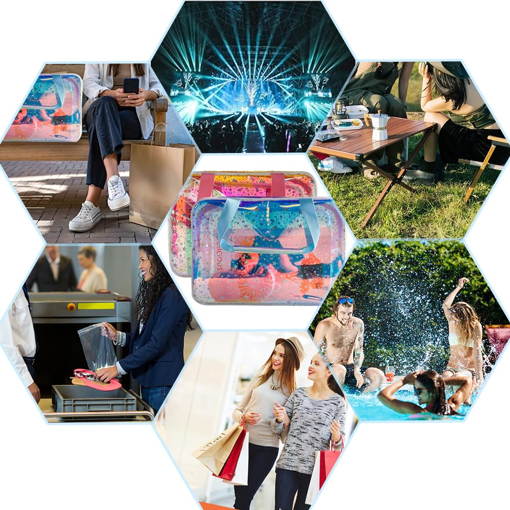 TotePrint travel-ready holographic pouch demonstrates versatile uses