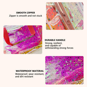 TotePrint zipper detail ensures secure opening and fast access.