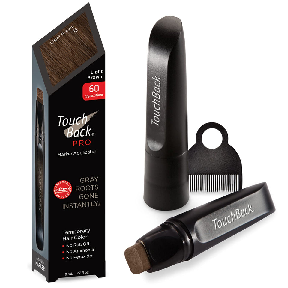 TouchBack Pro gray root marker cap for precise, mess-free coverage