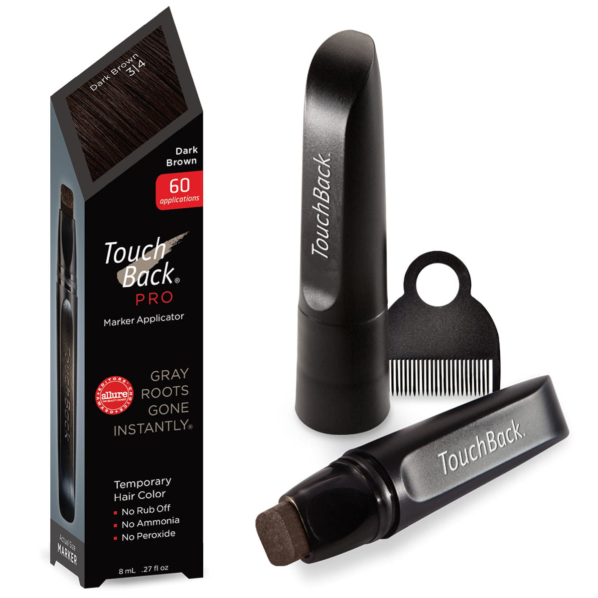 TouchBack Pro gray root marker for precise touch-ups