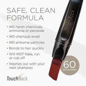 TouchBack Pro marker in purse travel size enables quick touch-ups anywhere.