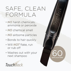 TouchBack Pro special comb for precise hairline application