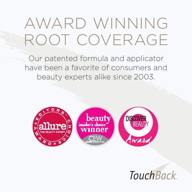 TouchBack temporary root color lasts until your next shampoo
