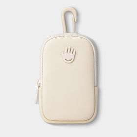 Touchland Touchette pouch with snap hook attachment for bags.