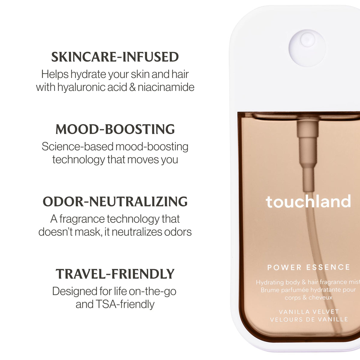 Gift-ready Touchland Vanilla Indulgence set on display