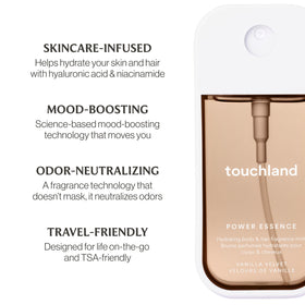 Gift-ready Touchland Vanilla Indulgence set on display