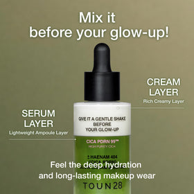 TOUN28 Haenam404 lightweight texture that absorbs quickly for layering with skincare.