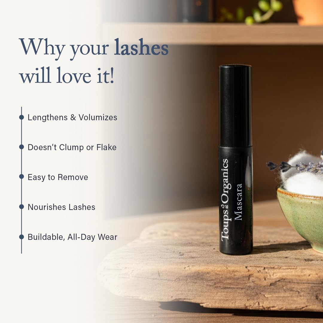 Toups & Co Long Lash Mascara lifts and adds volume with buildable coats.