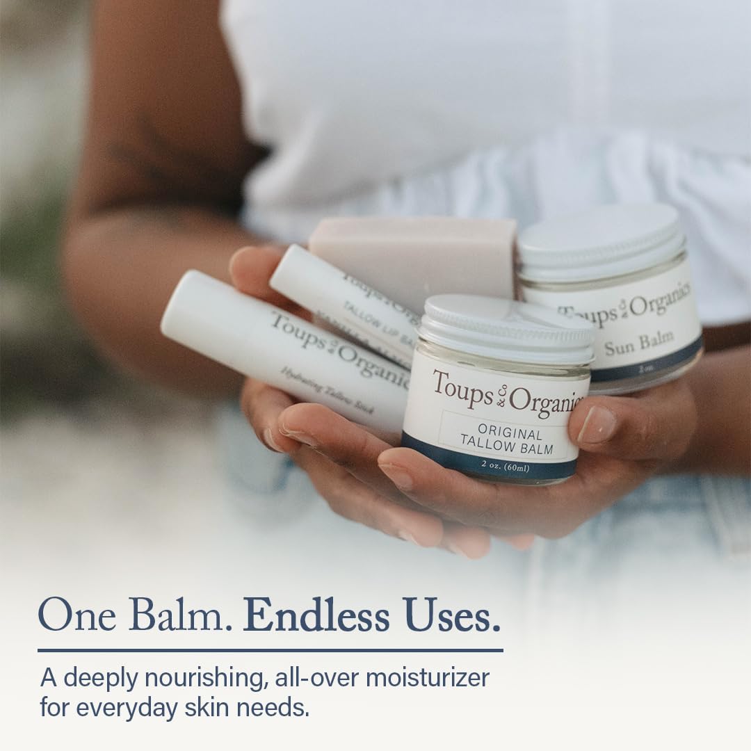 Toups & Co organic olive oil infusion—gentle care for sensitive skin.