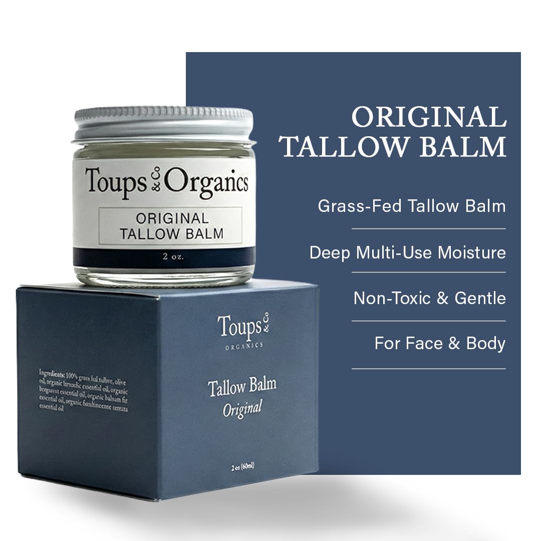 Toups & Co Tallow Balm body elbows knees—multi-use moisture for tough spots.